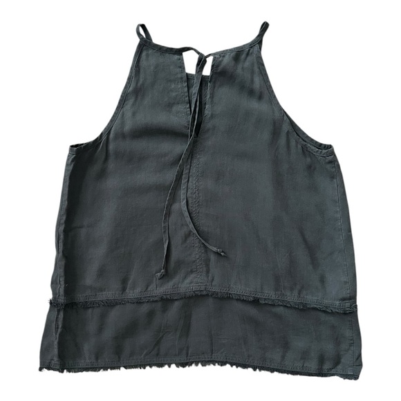 Cloth and Stone Anthropologie Charcoal Gray Halter Top - Picture 3 of 6